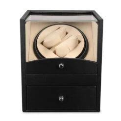 AC100-240V Automatic Watch Winder Rotator Storage Case Display Box Organizer 2+2 Mechanical -Home-Tools 36c72e6c 416f 4517 9e1c e3db4aaf723c