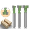 6mm 1/4" Shank T-Track Slotting & T-Slot Keyhole Cutter Router Bit Steel Handle 5/16" 3/8'' & 1/2'' Length Cutter For Wood