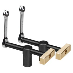 1/2PCS Ganwei 19MM/20MM Woodworking Table Vice Clamp Tiger Clamp And Lock Set With Brass And Stainless Steel Ratchet For Secure Joinery And Fixtures Ratchet Mechanism Ideal For CNC And Woodworking -Home-Tools 379ded74 a26b 4fb0 a242 4e6287b542f0