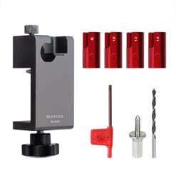 Dowel Maker Jig Tenon Dowel Plug Cutter With Sharp Alloy Blade Adjustable Drill Guide Positioner For Wood Sticks Making Round Bar Auxiliary Tool -Home-Tools 382ba380 a430 400c 8b2d 961a434004e9