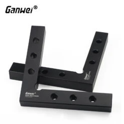 90° Aluminum Corner Clamp For Woodworking Strong And Precise Woodworking Fixtures With L-Blocks And Right Angle Rulers Get Perfect 90 Degree Joints