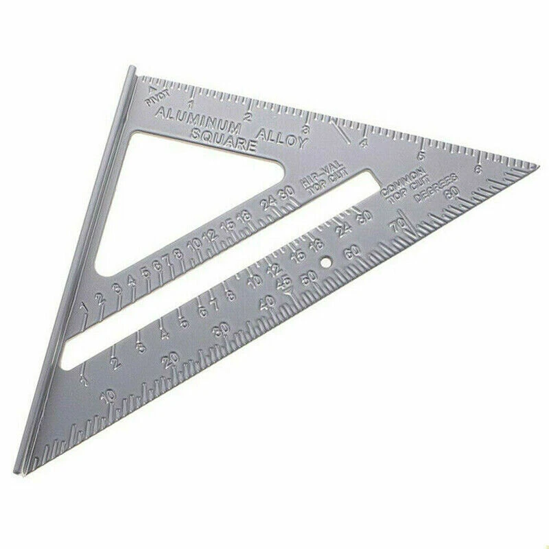 7 Inch Aluminum Alloy 90 Degree Triangle Ruler Thickening Angle Ruler Carpenter Woodworking Square Ruler 5 7 Inch Aluminum Alloy 90 Degree Triangle Ruler Thickening Angle Ruler Carpenter Woodworking Square Ruler - Image 3