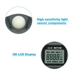 RZ Digital Lux Meter 200,000 Lux Digital LCD Pocket Light Meter Lux/FC Measure Tester Illuminometer Sensor Photometer MT-30 -Home-Tools 3ddb3fe9 29e8 40e7 9b18 2528035a60ea