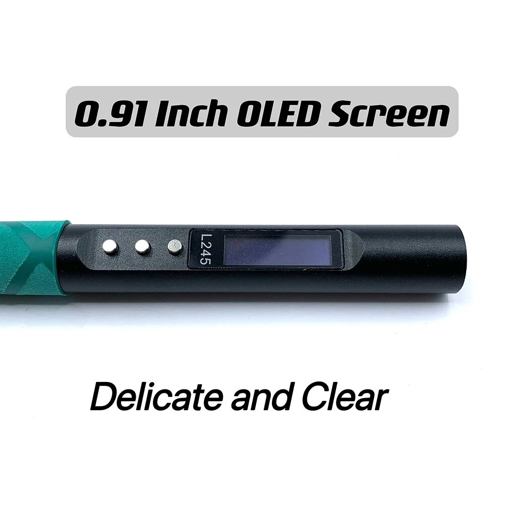 65W L245 Electric Soldering Iron Power Supplying Aluminum Alloy CNC Shell QC PD Type-C Compatible JBC245 12 65W L245 Electric Soldering Iron Power Supplying Aluminum Alloy CNC Shell QC PD Type-C Compatible JBC245 - Image 10