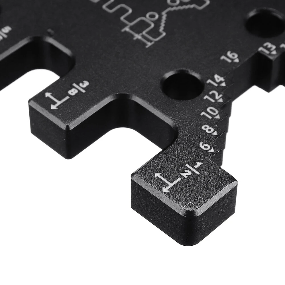 2 In 1 Mortise And Tenon Router Template Jig Miter Gauge Fence Box Jig Gauge Table Saw Step Height Depth Gauge 7 2 In 1 Mortise And Tenon Router Template Jig Miter Gauge Fence Box Jig Gauge Table Saw Step Height Depth Gauge - Image 6