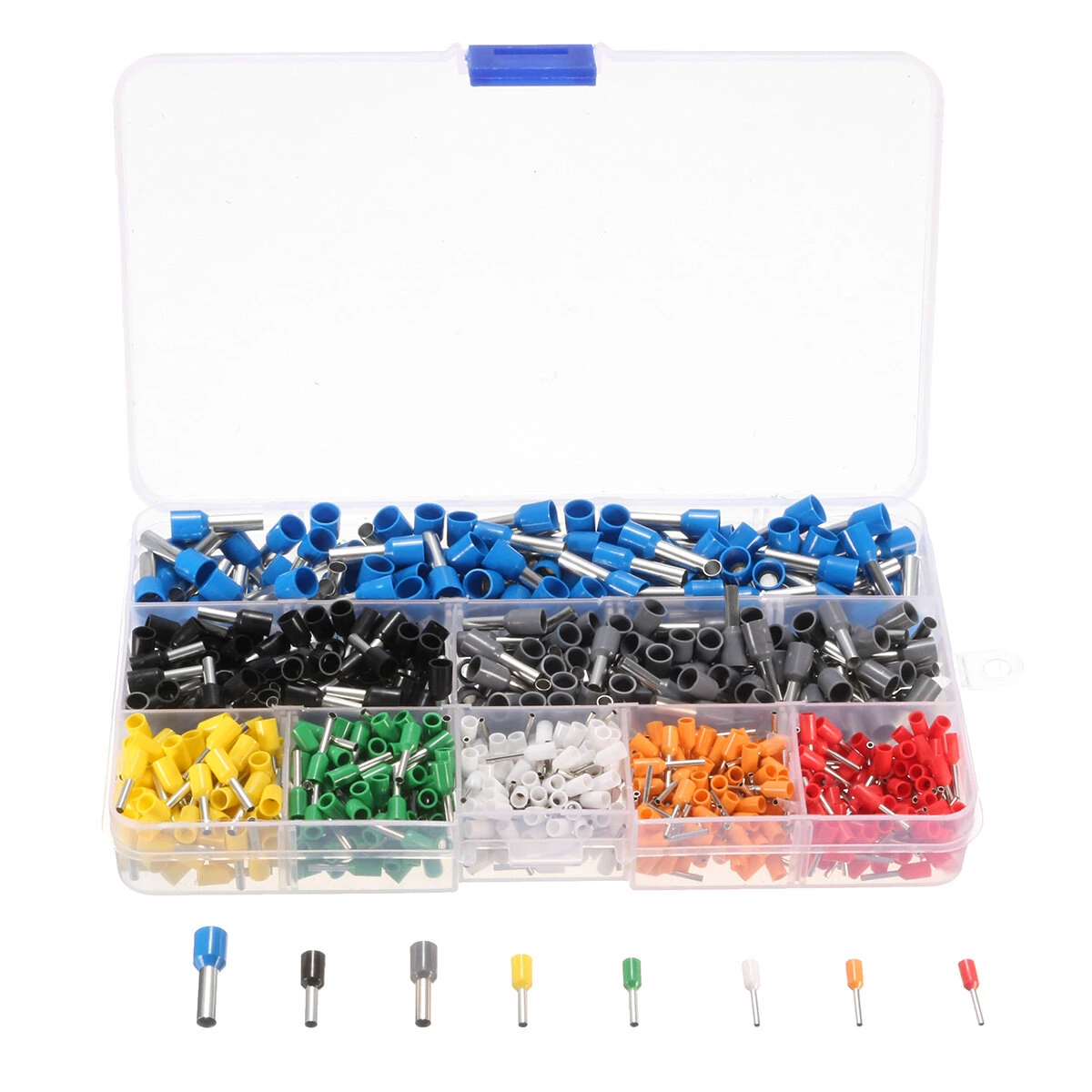 DANIU 23AWG To 10AWG Self Adjusting Ratcheting Ferrule Crimper Plier Tool With 800pcs Connector Terminal 11 DANIU 23AWG To 10AWG Self Adjusting Ratcheting Ferrule Crimper Plier Tool With 800pcs Connector Terminal - Image 9