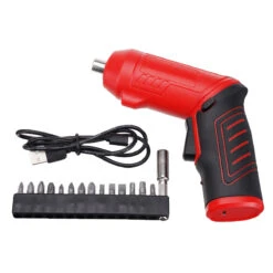 DC 3.6V 3.5N.M 1500mah 250rpm Electric Screwdriver 90° Rotary Handle With 13 Batch Heads