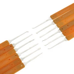 42PCS Orange Picks And Padlocks Set Equipped With An Automatic Unlocking Gun, Aircraft Clips, Transparent Padlocks And Rubber Sleeves, -Home-Tools 42f5590a d149 4938 836b ea9bc94a92e0