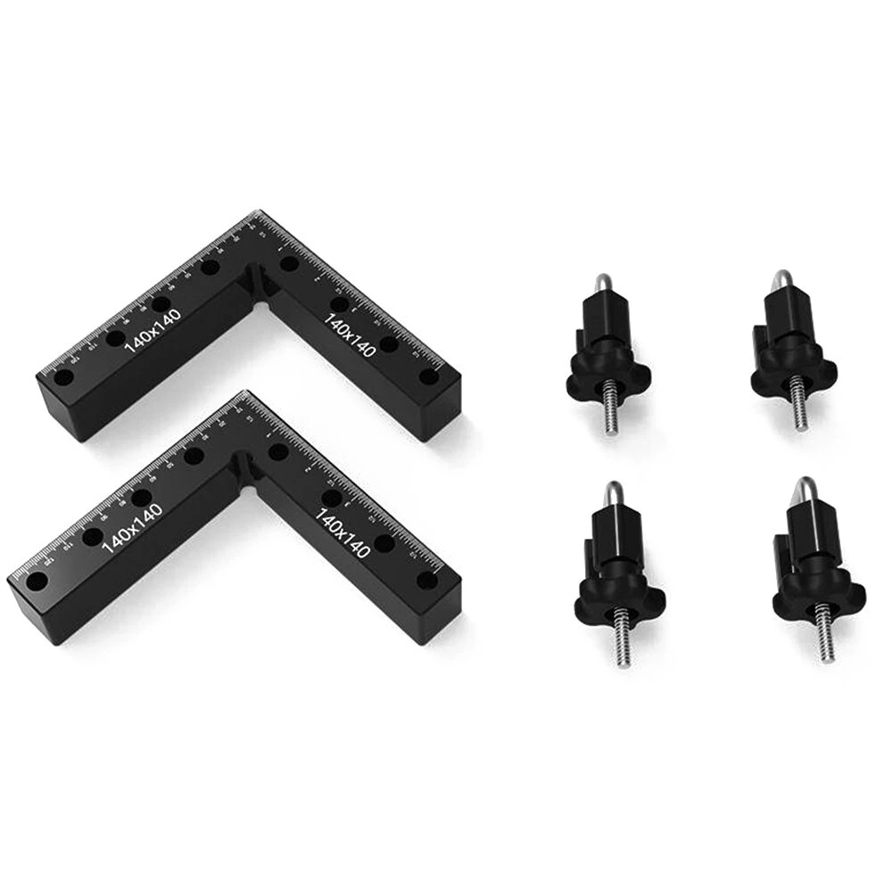 Woodworking Clamp Right Angle Ruler 90° L-Shape Dual Imperial & Metric Scales Wear-Resistant Woodworking Tool Best For Precision Measurements 5 Woodworking Clamp Right Angle Ruler 90° L-Shape Dual Imperial & Metric Scales Wear-Resistant Woodworking Tool Best For Precision Measurements - Image 3