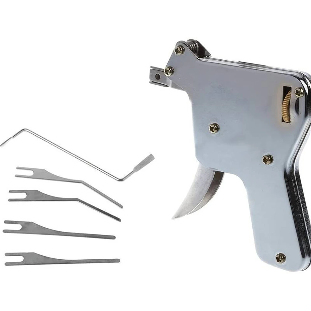 6PCS Powerful Padlock Repair Tool Set Tool Door Tool Kit With Strong Spring Head And Chuck Key Set For Professionals And Beginners 4 6PCS Powerful Padlock Repair Tool Set Tool Door Tool Kit With Strong Spring Head And Chuck Key Set For Professionals And Beginners - Image 2