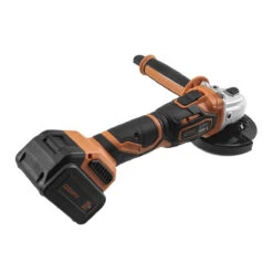 GOCHIFIX 8000RPM Cordless Brushless Angle Grinder 4Ah Li-Ion Battery Power Angle Grinders 3-Position Ergonomic Handle Dust-Proof Design With Grinding Cutting Wheel For Metal Wood -Home-Tools 485736cd 0525 4b29 9545 fc8dad783521