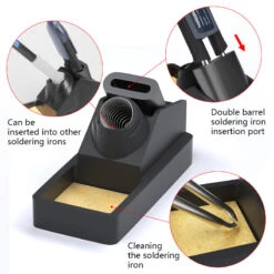 Handskit T12 220V High-Power Cell Phone Repair Tweezer Soldering Station Smd Capacitor Resistor Repair Soldering Station STM32 Chip With Euro Gauge Power Cord -Home-Tools 4a506d32 abe9 4db5 a782 a9f8770c5957