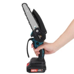 VIOLEWORKS 6 Inch 2000W 88VF Brushless Electric Saw Chainsaw Pruning Saws Woodworking Cutting Tool W/ 1pc Or 2pcs Battery For Makita 18v Battery -Home-Tools 4c1a7516 03f4 4e68 b9f9 baf48a43f4f4