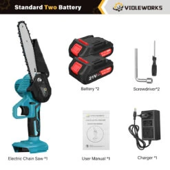 VIOLEWORKS 6 Inch 21V Electric One-Hand Saw Chain Saw Woodworking Cutting Tool W/ 1pc Or 2pcs Battery Kit 25 VIOLEWORKS 6 Inch 21V Electric One-Hand Saw Chain Saw Woodworking Cutting Tool W/ 1pc Or 2pcs Battery Kit -Home-Tools 4ded0897 2b9f 42cf b5e1 2e9dda4b3151
