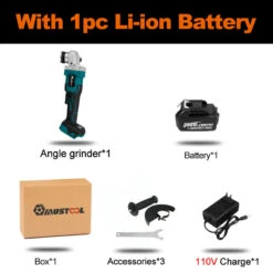 MUSTOOL Rubber + ABS + Steel 388VF 1600W 125mm Makiita Blue Brushless Electric Polisher -Home-Tools 4f147f66 9f25 4a52 b4c3 a5a7efc1bf31