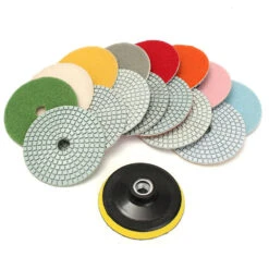 16pcs 4 Inch 50 To 10000 Grit Diamond Polishing Pad For Granite Stone Concrete Marble -Home-Tools 4f9e6f97 8e31 412d abb4 b1417b885b64