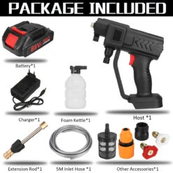 88VF High Pressure Cordless Washer Spray Washer Water Cleaner Wireless High Pressure Car Wash Water Gun 26 88VF High Pressure Cordless Washer Spray Washer Water Cleaner Wireless High Pressure Car Wash Water Gun -Home-Tools 4fe35e14 13fc 45ec ab77 217ce16b6ad6