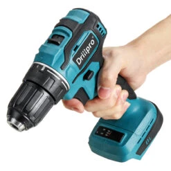 Drillpro 10mm Cordless Electric Drill Screwdriver 1800rpm 2 Speed With LED Working Light 21+1 Stage Setting Mode -Home-Tools 513f1897 719f 4514 a36a cb15e42cc447