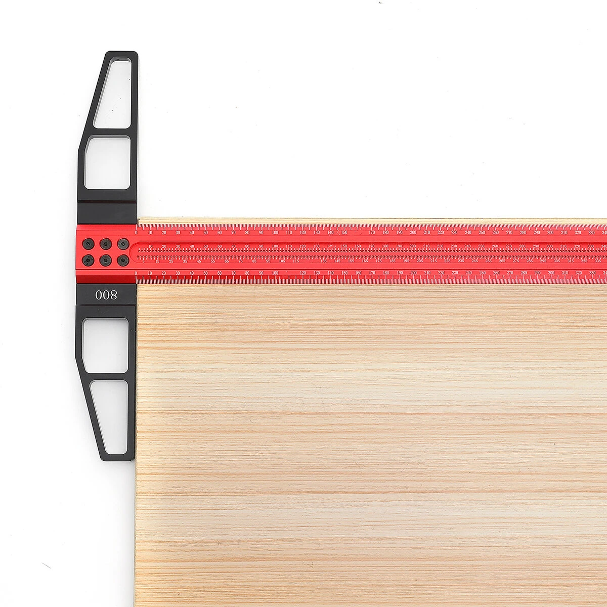 Enjoywood 800mm 1000mm Precision Woodworking Scriber T Square Marking T Ruler Aluminum Alloy Hole Positioning Marking Gauge 11 Enjoywood 800mm 1000mm Precision Woodworking Scriber T Square Marking T Ruler Aluminum Alloy Hole Positioning Marking Gauge - Image 9