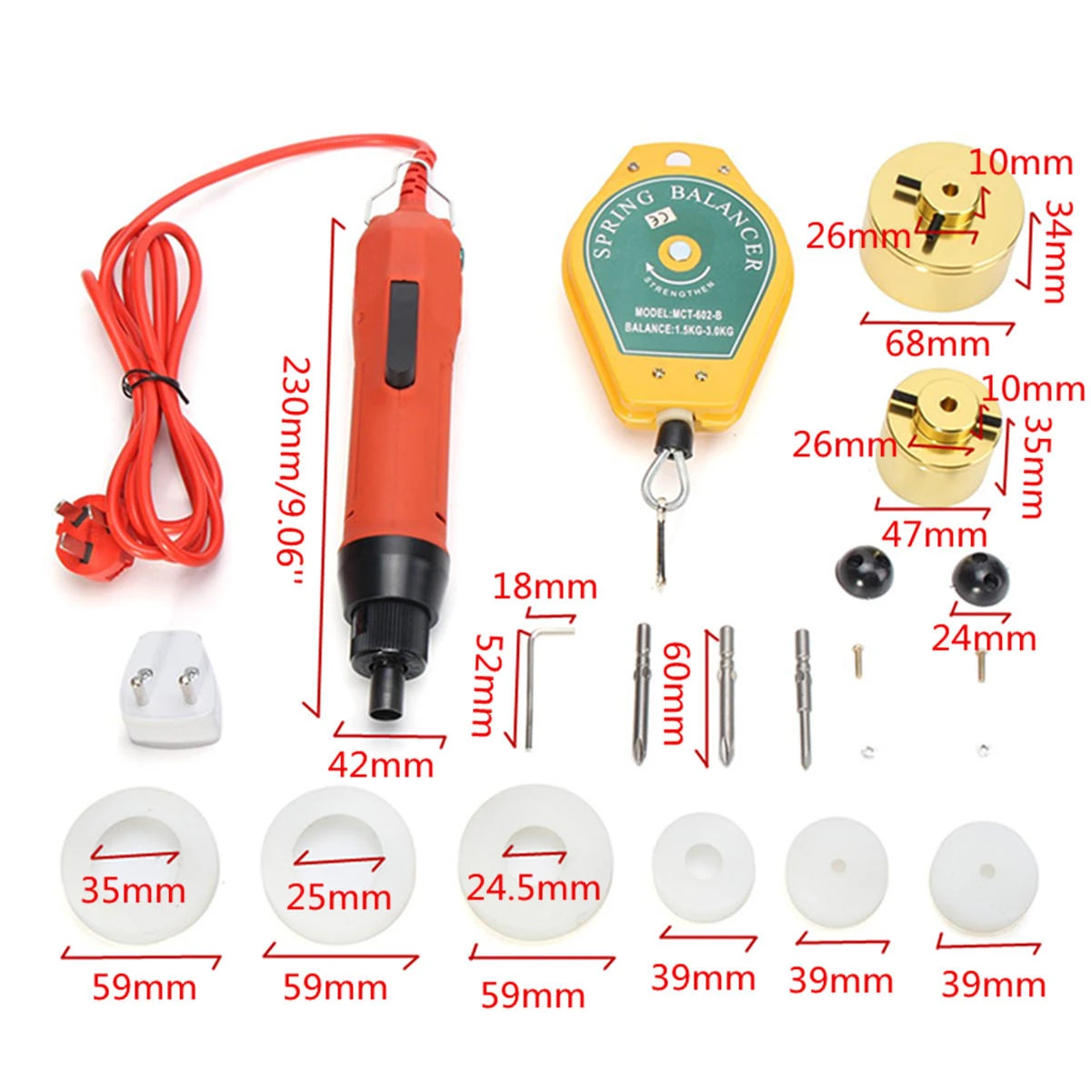 220V Handheld Electric Drill Bottle Capping Machine Cap Sealer Seal Ring Machine 6 220V Handheld Electric Drill Bottle Capping Machine Cap Sealer Seal Ring Machine - Image 4