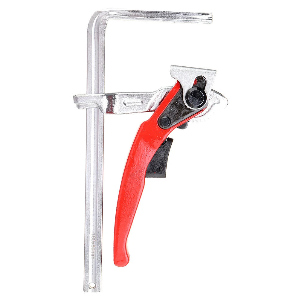 Drillpro Quick Guide Rail Clamp Carpenter F Clamp Quick Clamping For MFT And Guide Rail System Woodworking DIY Hand Tool 4 Drillpro Quick Guide Rail Clamp Carpenter F Clamp Quick Clamping For MFT And Guide Rail System Woodworking DIY Hand Tool - Image 2