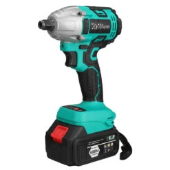 KIWARM 588VF 1300CC 2 IN 1 Cordless Brushless Wrench Professional Car Repair Wood Work Wrench Tool Fit Makita