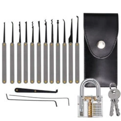 19 Pcs Stainless Steel Lock Set Gift Kits Lock Repair Sets For Door Lock -Home-Tools 55f9e166 85d7 49ff 84e0 75e9d2cd214c