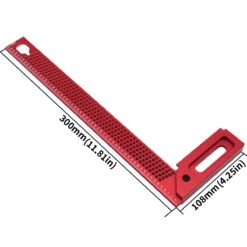 FNICEL 300mm Woodworking Scriber Precision Woodworking Square Aluminum Framing & Mitre Square L-type Scribe Marking Line Drawing Ruler Essential For Professional And DIY Woodworking Projects -Home-Tools 5793db1e 6440 47ab 82f7 64b05e6a30f9