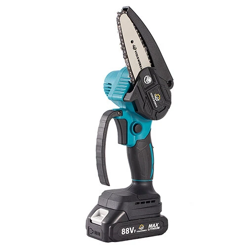 VIOLEWORKS 4 Inch 88VF Cordless Electric Chain Saw One-Hand Saw Woodworking Tool W/ None/1pc/2pcs Display Battery For Makitabattery 7 VIOLEWORKS 4 Inch 88VF Cordless Electric Chain Saw One-Hand Saw Woodworking Tool W/ None/1pc/2pcs Display Battery For Makitabattery - Image 5