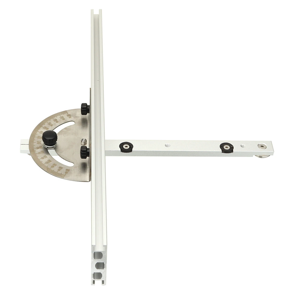 Woodworking Table Saw Miter Gauge Aluminum Fence Carpenter Push Band Saw Adjustable Angle Gauge 5 Woodworking Table Saw Miter Gauge Aluminum Fence Carpenter Push Band Saw Adjustable Angle Gauge - Image 3