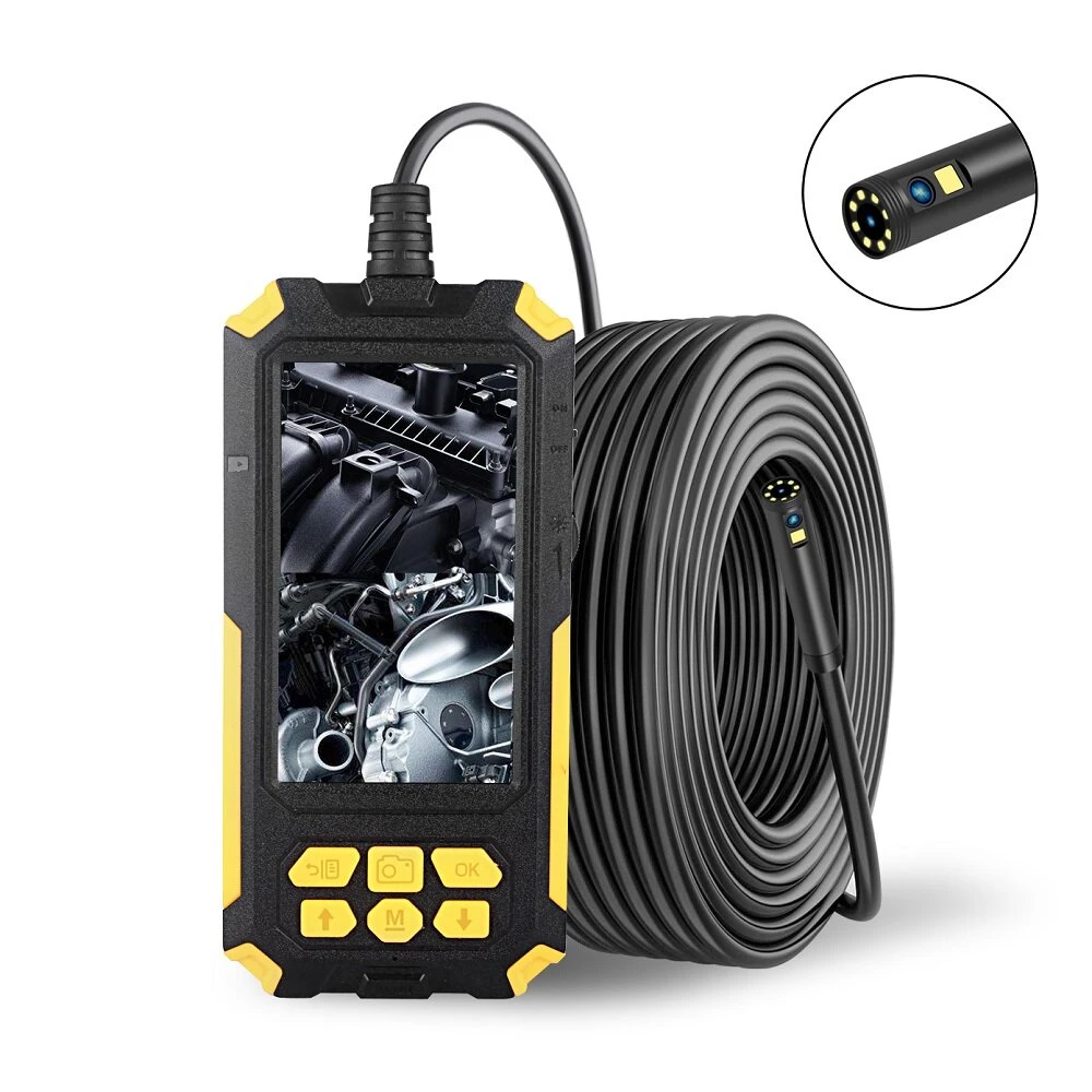 P50 5.5/8mm Dual-lens 1080P HD 4.5inches IPS Screen Industrial Borescope IP68 Waterproof Borescope With 9 LED Lights 3 P50 5.5/8mm Dual-lens 1080P HD 4.5inches IPS Screen Industrial Borescope IP68 Waterproof Borescope With 9 LED Lights