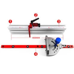Woodworking 450mm 0-90 Degree Angle Miter Gauge System With 600/800mm Aluminum Alloy Fence And Stop Sawing Assembly Ruler For Table Saw Router Table Miter Saw -Home-Tools 5a295ada 0199 4836 9154 4f54bf058d67