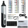WORX WX240.1 3.6V 250RPM Mini Electric Screwdriver Hosehold DIY Screw Driver Tool Handle With 26Pcs Bit -Home-Tools 5be95d7a 203d 4db8 a6ec 1fb10fb567b7