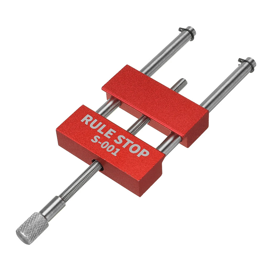 Aluminum Alloy Woodworking Rule Stop Wood Marking Gauge Woodworking Scriber Ruler 7 Aluminum Alloy Woodworking Rule Stop Wood Marking Gauge Woodworking Scriber Ruler - Image 5