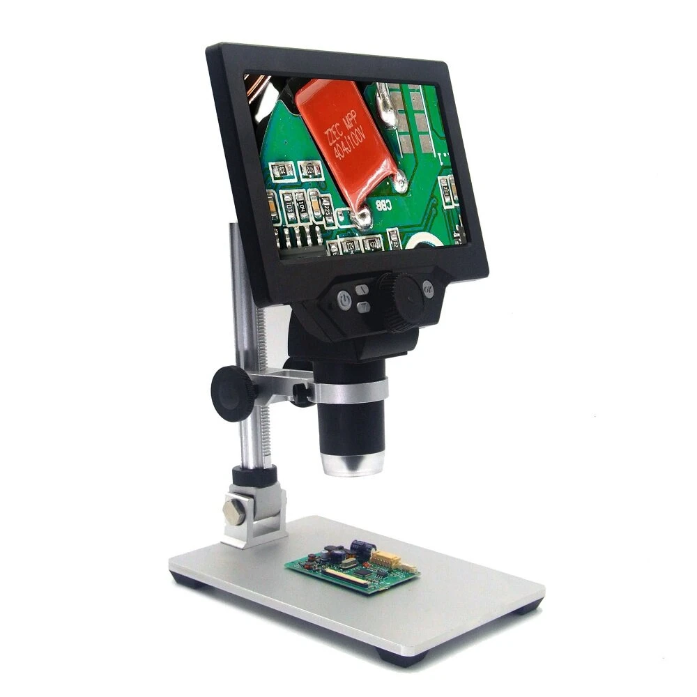 G1200 Digital Microscope 12MP 7 Inch Large Color Screen Large Base LCD Display 1-1200X Continuous 4 G1200 Digital Microscope 12MP 7 Inch Large Color Screen Large Base LCD Display 1-1200X Continuous - Image 2