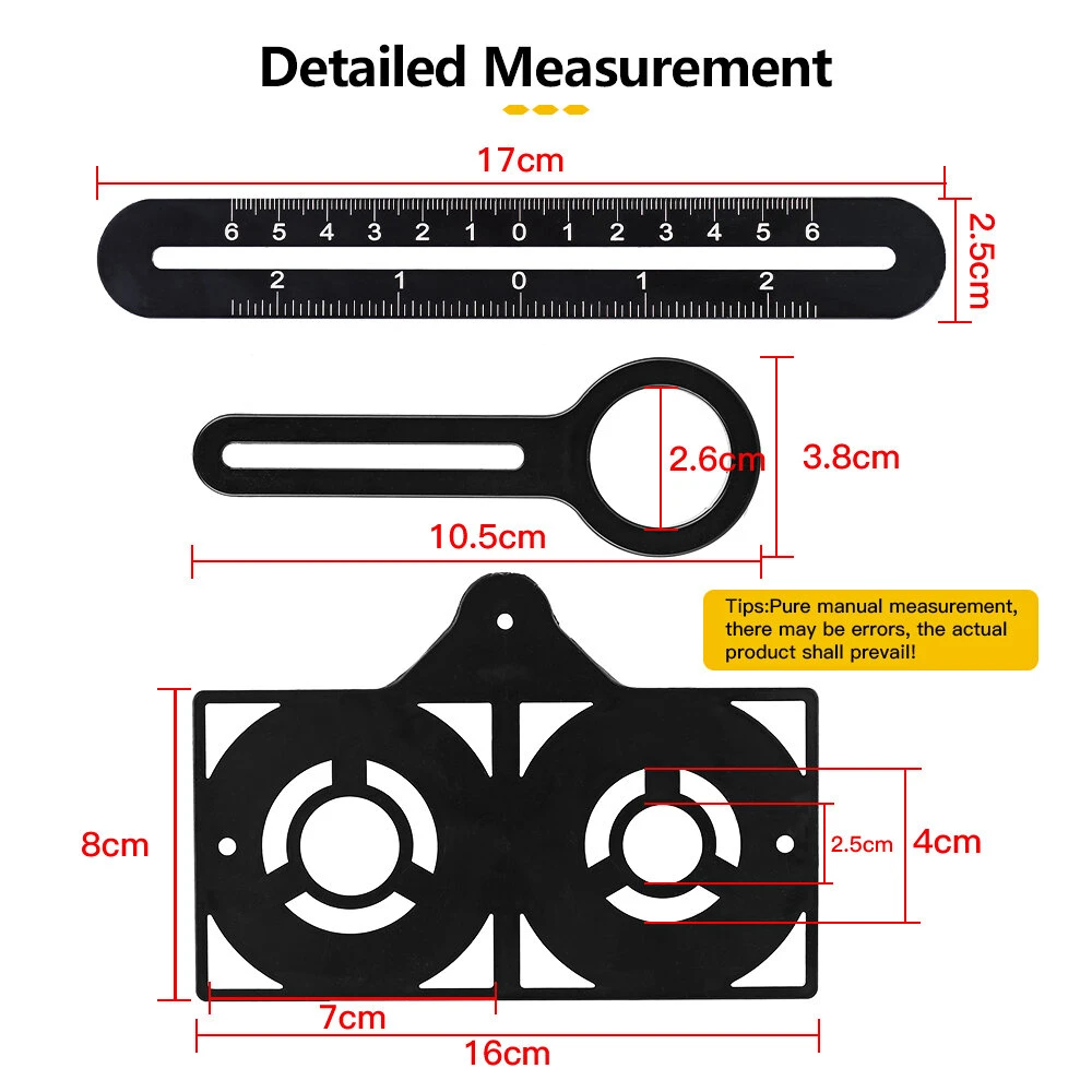 6/9/12 Fold Aluminium Alloy Angle Ruler Finder Measuring Ruler Perforated Mold Template Tool Locator Drill Guide Tile Hole 4 6/9/12 Fold Aluminium Alloy Angle Ruler Finder Measuring Ruler Perforated Mold Template Tool Locator Drill Guide Tile Hole - Image 2