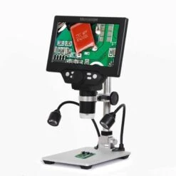 G1200D Digital Microscope 12MP 7 Inch Large Color Screen Large Base LCD Display 1-1200X Continuous With Light -Home-Tools 5e0abea7 d2d8 4e8d b708 3dc029eac864