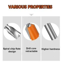 7PCS 8/10mm Shank HSS Woodworking Step Drill Countersink Router Bit Set Screw Extractor Remon Demolition For Wood Milling Cutter -Home-Tools 5fba6ea6 16bd 40d9 88fb c694b3a7b3b8