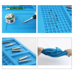 BEST S160 Magnetic Heat Insulation Silicone Pad Desk Mat Maintenance Platform BGA Soldering Repair Station -Home-Tools 5fd9eac9 0bfd 45ed ba74 e62166df5819