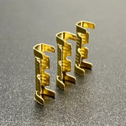 1000PCS Gold 453 U-Shaped 0.3-1.5mm 2 Terminal Tab Cold Inserts Connectors Cold Terminal Small Teeth Fascia Terminal -Home-Tools 6016e829 b8e1 4d5f 88a7 860138d5d314
