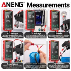 ANENG 683 Smart Multimeter High-end Touch 6000 Counts Multimetro Test Rechargeable Multitester AC/DC Voltage Tester Current Tool -Home-Tools 618645ca 8a61 4ad3 aa94 73387cb84a96