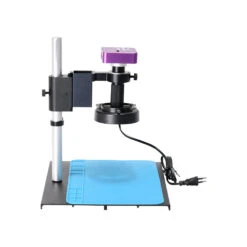 HAYEAR 51MP Industrial Digital Video Microscope Camera + 130X C-Mount Lens 56 LED Ring Light + Stand For PCB Repair -Home-Tools 61b5301f 4285 4233 9981 2c4c125948c2