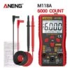 ANENG M118A Digital 6000 Counts Auto Range True Rms Mini Multimeter Transistor Meter With NCV Data Hold Flashlight -Home-Tools 6253811a 338e 4210 a73e acbc5e2bccb8