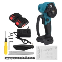 VIOLEWORKS 6 Inch 2000W 88VF Brushless Electric Saw Chainsaw Pruning Saws Woodworking Cutting Tool W/ 1pc Or 2pcs Battery For Makita 18v Battery -Home-Tools 6365ee76 8da8 4df1 ae29 a43cedb6959f