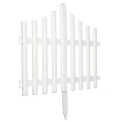 12x Plastic Fence Courtyard Indoor Garden Edging Border Panel Flower Yard Decorations -Home-Tools 6416b100 f757 4e8d 809f 339ed69c8665