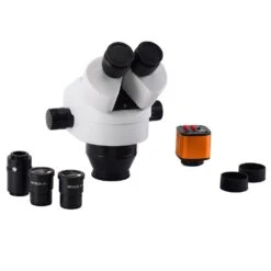 3.5~90X Zoom Magnification Stereo Microscope 16MP Camera Microscope For Industrial PCB Repair Sturdy All-metal Pillar Stand Powerful 56-LED Ring Light -Home-Tools 64cee225 9fc4 4cb8 8f90 fbadd020cdb3