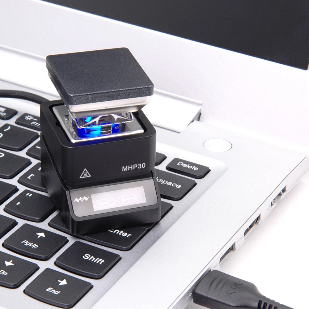 MHP30-PD Mini OLED Hot Plate Preheater 60W 350℃ Soldering Station Preset Temperature With PD Power Supply For PCB SMD Heating 8 MHP30-PD Mini OLED Hot Plate Preheater 60W 350℃ Soldering Station Preset Temperature With PD Power Supply For PCB SMD Heating - Image 6