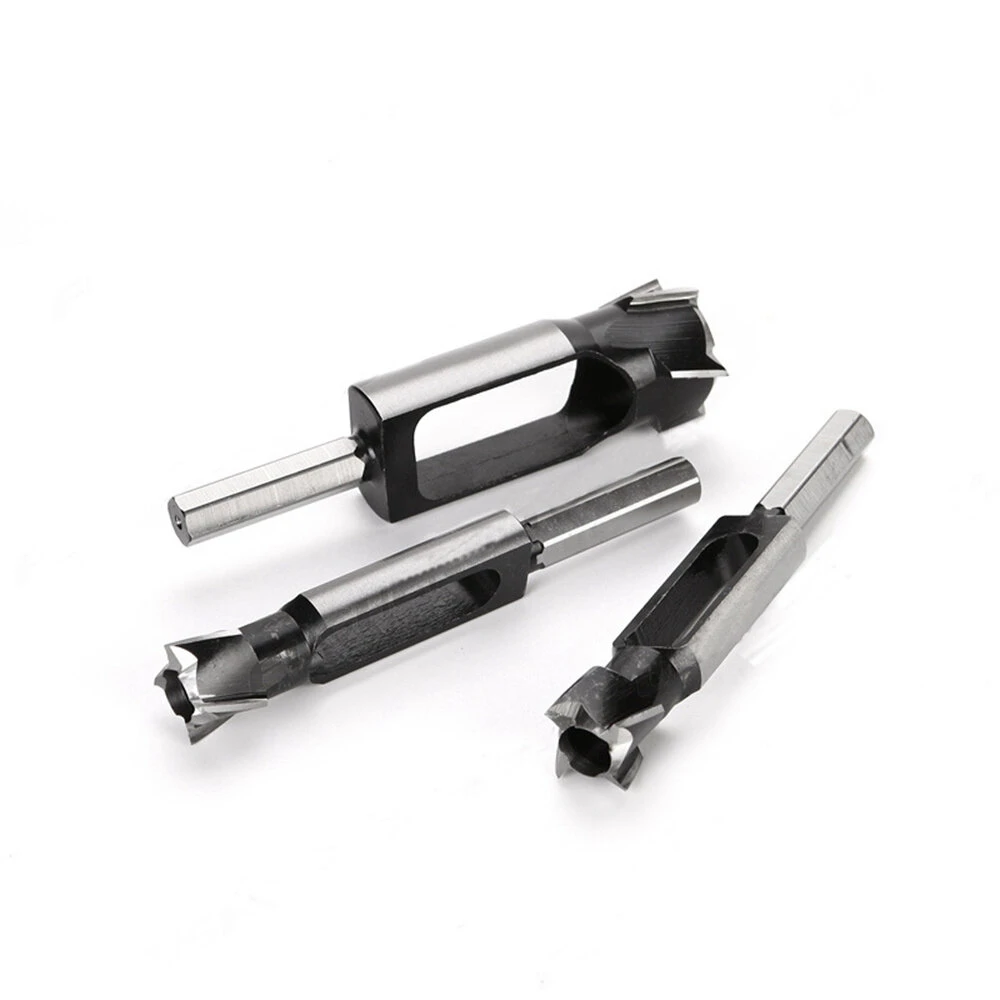 Deep Plug Cutter Drill Bit Set Carbon Steel 56mm Cutting Depth Kit For Precision Woodworking 3 Deep Plug Cutter Drill Bit Set Carbon Steel 56mm Cutting Depth Kit For Precision Woodworking