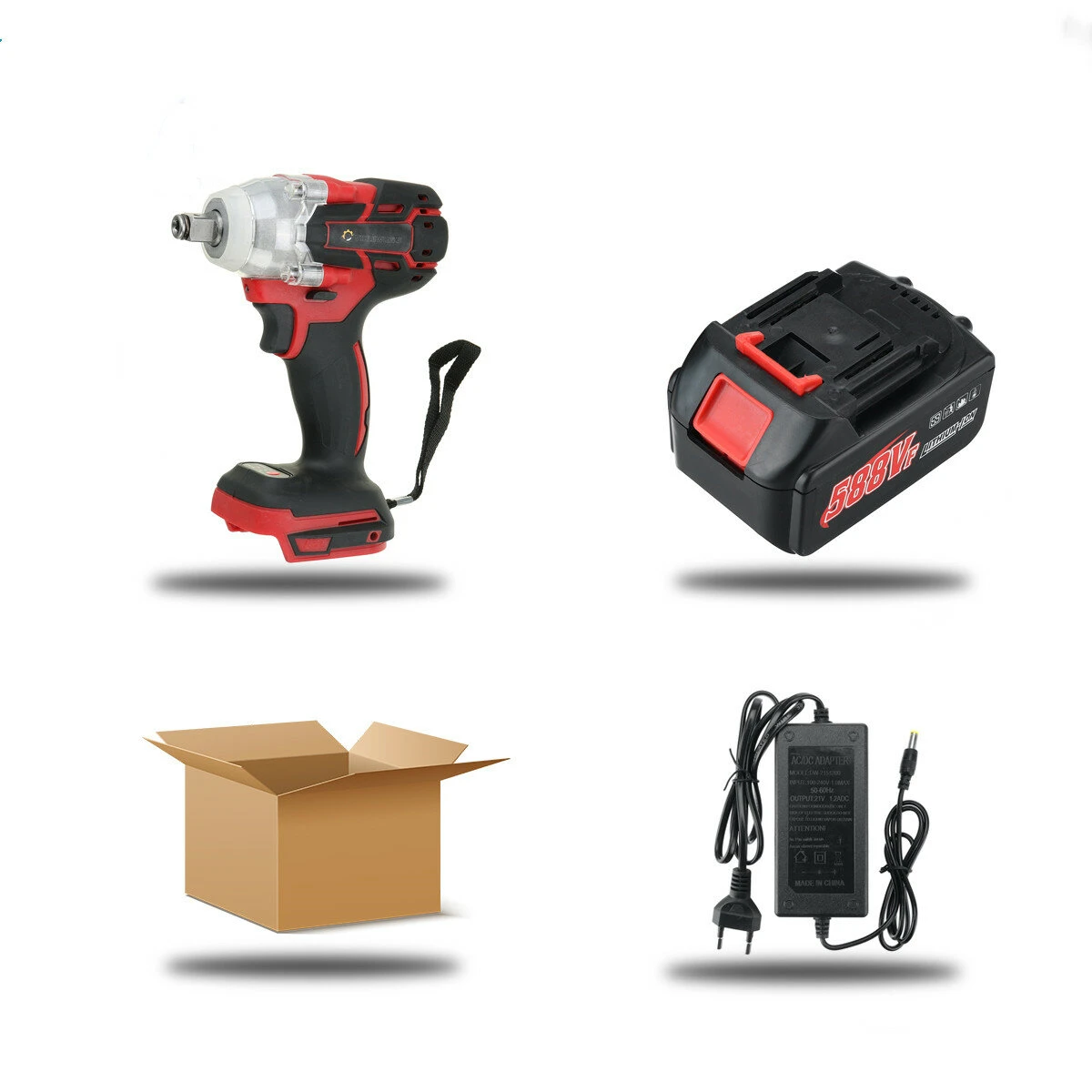 VIOLEWORKS 588VF 2 In 1 Electric Cordless Brushless Impact Wrench Driver Socket Screwdriver 10 VIOLEWORKS 588VF 2 In 1 Electric Cordless Brushless Impact Wrench Driver Socket Screwdriver - Image 8