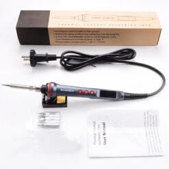 HANDSKIT 927 200W Soldering Iron Automatic Sleep Thermal Control Soldering Iron Tin Wire Stand Welding Tools Four-core Ptc Ceramic Heater 220V/110V -Home-Tools 66e68af0 d367 4dfc a935 7953acd358b1
